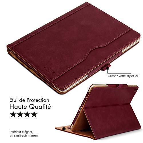 Clavier AZERTY Lenovo Tab P11 2021 Étui de Protection Bordeau Compatible TB J608 Synthétique - vue 5