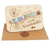 3er Set Geldgeschenke Verpackung,Geldgeschenk aus Holz mit Reagenzgläser und Umschlägen Geldgeschenk Konfirmation für Weihnachten Geburtstag Hochzeit