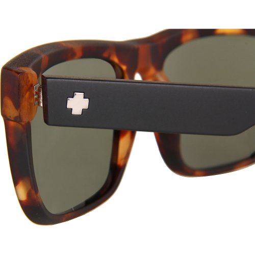 Spy Discord Sunglasses - Spy Optic Look Series Designer Eyewear - Vintage Tortoise/Grey Green4