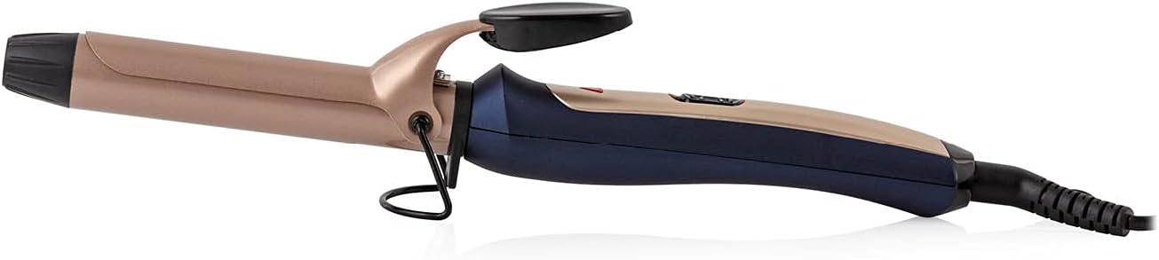 C81060BC Twilight 25 mm Curling Tong with Keratin Protech Coating, Non-Slip Clamp, Blue and Champagne