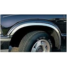 QAA Is Compatible With 1994-2004 Chevrolet S-10 Truck 4 Piece Molded Stainless Steel Wheel Well Fender Trim Molding, Full Length WZ34190