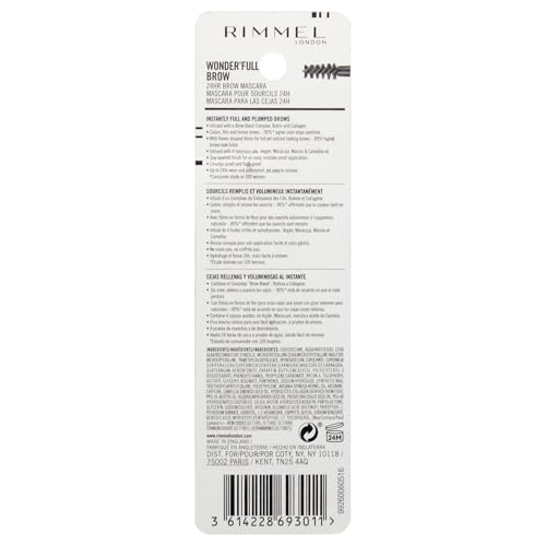 Rimmel 3614228693011 London Wonder'Full 24Hr Eyebrow Mascara thumb #8