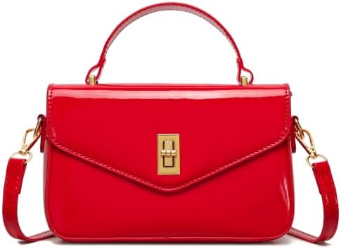 JHVYF Cute Mini Purses for Women Satchels Bags Ladies Fashion Crossbody Handbags Mini Trendy purse mini bags for women Red