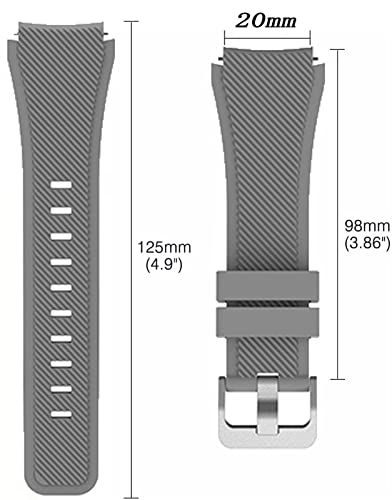 Bracelet de montre de sport anti irritation pour Samsung Galaxy Watch 4 44mm