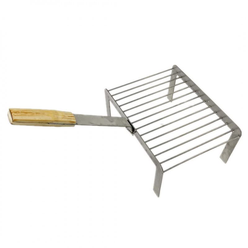 QEM Grille sur Pied en INOX avec Manche Amovible
