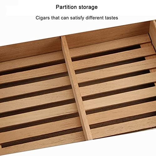 Humidores Cedar Wood Sealed Mellow hidratante humidificante pode conter cerca de 55 Charutos Charuto