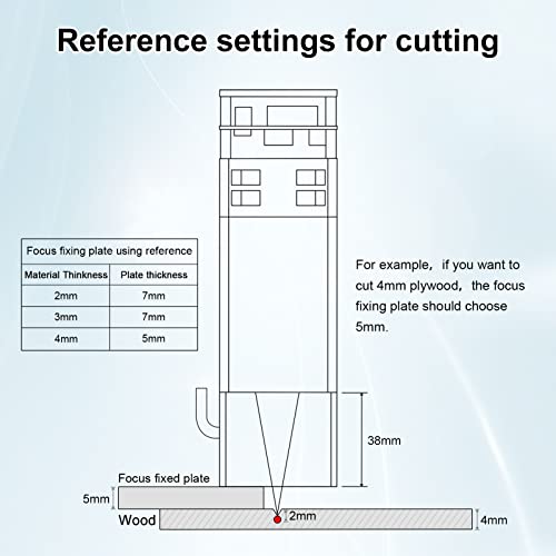 Miniatura 7 de Kit De Módulo Láser De 5w De Potencia Óptica Con Asistente De Aire,Cabezal Láser Tree De 40w Y 45mm De Enfoque Fijo Para Grabado Y Corte,Cabezal Láser De 450nm Para Máquina De Grabado Láser,12v