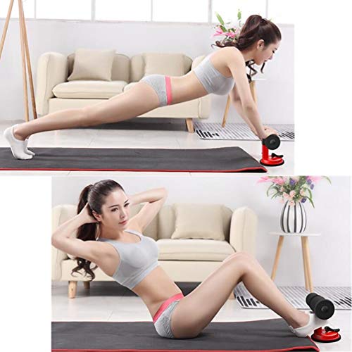TOSAMC Sit-ups Assistant Device,Household Fitness Equipment for Abdominal Muscle Exercise Machine Portable Self-Suction Situp bar (Black) - Thumbnail 4