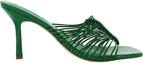 Steve Madden Women's Bonds Heeled Sandal, Black, 9.5 | Image 1