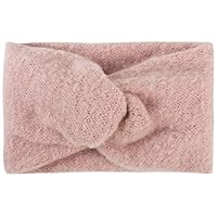 Bandeau Hiver Femme Aspect Fourrure D'ours - Avec Nœud Torsadé, élastique 56-59 Cm, Couleur Beige - Cache-oreilles Chaud Et Tendance