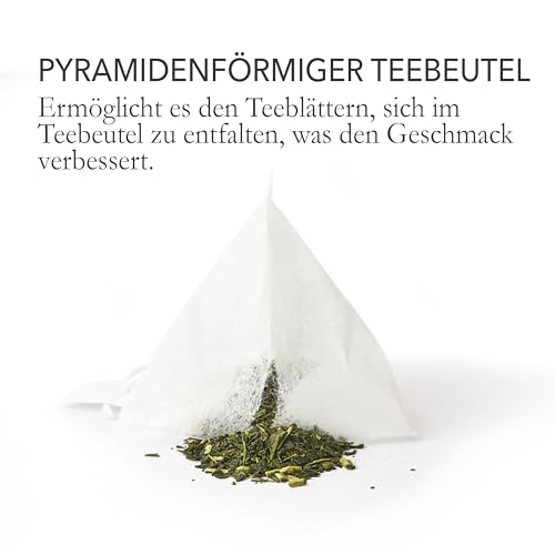 Japanese Green Tea Co Crude Green Tea – 100-Pack Authentic Aracha Japanese Tea Bags – All-Natural Vegan Highest Grade Green Tea Loose Tea – Mild Taste