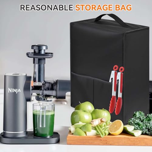 lasesasies Juicer Cover, Waterproof and Dustproof, Compatible with Ninja JC151, Black, Nylon