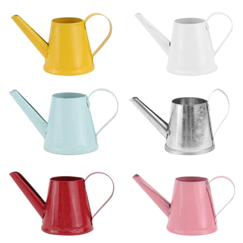 Healifty Mini Kettle Ornaments Set of 18 Small Metal Simulation Watering Cans for Mini House Decor Garden Desk Accessories Party Favors by Healifty - Image 9