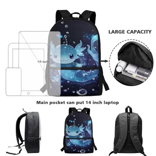 Sac à dos Axolotl résistant au design original sous-marin - 6