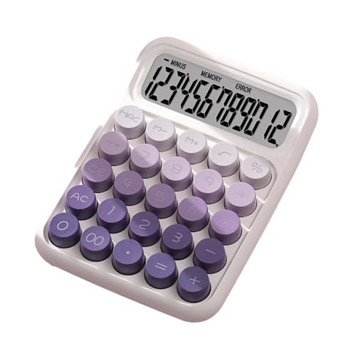 Calculadora de teclas redondas que reduce el cansancio visual gracias a la pantalla inclinada 8