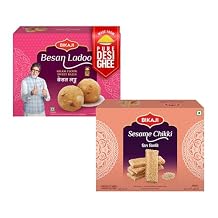 Bikaji Sesame Chikki 400G & Besan Laddoo Combo | Til Chikki Crunch with Classic Sweet Laddoo | Winter Special Pack