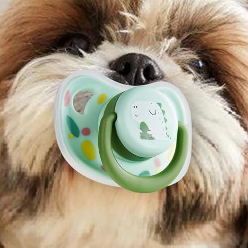 Ycezw Schnuller Spielzeug für Welpen und kleine Hunde – Beißring, Kauspielzeug, Cartoon-Schnuller