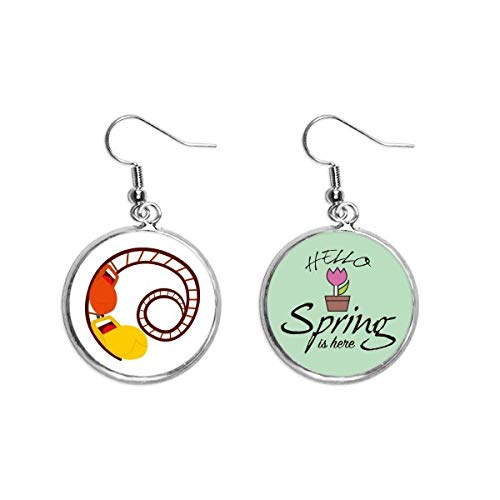 Pendientes de montaña rusa ideales para lucir en tus paseos de primavera