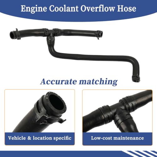 Getfarway Engine Coolant Overflow Hose BR3Z-8K289-A Compatible with Ford Mustang V6 3.7L 2011 2012 2013 2014 Overflow Container Hose by Getfarway - Used condition - Image 6