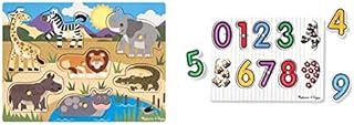 Melissa and Doug Wooden Toys - Vehicle Peg Boards for Children | Learning Toys for 2 Year Old Girls & Boys Toddler Puzzles Gifts | Kids Wooden Puzzles for 2 Year Olds | Jigsaws for Children Age 2 3 4