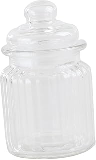 Healifty Pot Verre Transparent avec Joint Hermétique Bocal de Conservation pour Café Thé Épices et Aliments Secs Récipient de Rangement Sécurisé et Pratique pour Cuisine