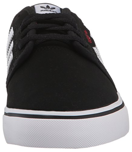 Adidas Originals Unisex Child Seeley Running Shoe, Core Black, Ftwr White, Scarlet, 2 Little Kid Us #TOP6