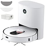  ROIDMI EVE Plus Saugroboter Roboterstaubsauger mit Automatische Absaugstation, Wischfunktion, 2700 Pa Saugkraft, LDS Intelligenter Navigations, App-Steuerung