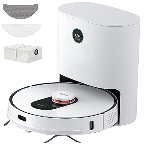 Preisvergleich Produktbild ROIDMI EVE Plus Saugroboter Roboterstaubsauger mit Automatische Absaugstation, Wischfunktion, 2700 Pa Saugkraft, LDS Intelligenter Navigations, App-Steuerung