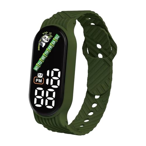 Orologio touch screen - Orologio digitale impermeabile per bambini, fitness tracker portatile, dispositivo elettronico da polso accurato | Gadget per la visualizzazione della data con timer sveglia