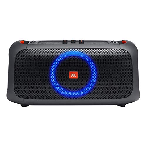 JBL Partybox On-The-Go - Um Alto-Falante Portátil De Festa De Karaokê Com Microfone Sem Fio, Saída D