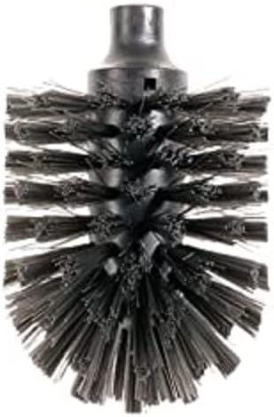 HEWI Ersatzbürstenkopf schwarz (Durchmesser 81 mm, mit Bajonettverschluss, für WC-Bürstengarnituren von Serie Lifestream, 805 Classic, 801 und 477) 921037