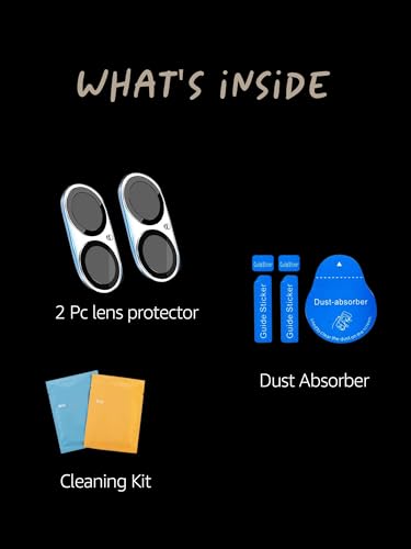 Image of Lensarmor Military Grade Iphone 17 Camera Lens Protector (Pack of 2) - Premium 9H Hardness Glass, Scratch Resistant, Oleophobic Coating, HD Clarity, Edge-to-Edge Protection for Camera Lenses