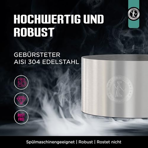 Dessertringe Ess-Nische 10cm Burgerringe für Grill und Backen