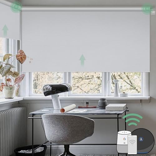 Yoolax �d�����[���X�N���[�� 1���Ռ� �X�}�z����Ή� WIFI �X�}�[�g�u���C���h �d���� �����R���t�� �f�M �X�}�[�g�Ή� Alexa/Google Home/Siri�Ή� �A�v������ �T�C�Y�I�[�_�[�\ �J�[�e���{�b�N�X�t�� �Q�� ������ ����