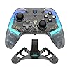 nubia RedMagic Wireless Gaming Controller with Charging Dock, Bluetooth Game Controller Gamepad for PC/Steam/iPhone/Android/Switch, PC Controller with Hall Effect, RGB Lights and Turbo