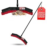Da Vinci Heavy Duty Outdoor Push Broom, 25-Inch Head, 64" Length