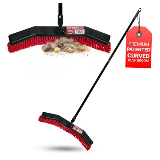 Heavy-Duty Da Vinci Push Broom 25 Inch