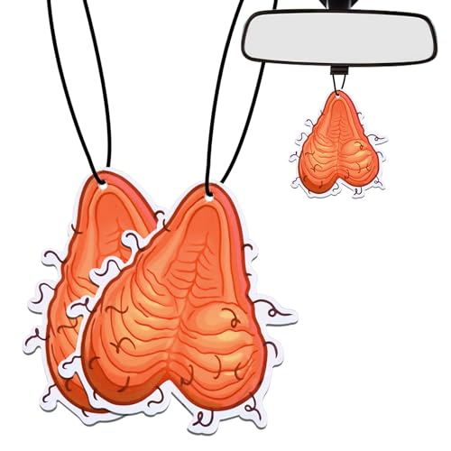 2PCS Car Air Fresheners Funny Cars Present for Women Men Him Her Dad - Novelty Gift Cars Interior Accessories Hanging Scents Anime Freshener Automotive Room Decor for Women Teen Girls Gift