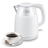 Bear Electric Kettle, 1.5L Rapid-boil Water Boiler, Stainless Steel 304 Inside, 1500W Tea Kettle wit