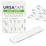 URSA - Tiras adhesivas transparentes de Hollywood para mujer, de doble cara, para disfraces, vestidos, zapatos y más, cinta corporal para piel delicada, cinta de tela de doble cara para ropa, paquete