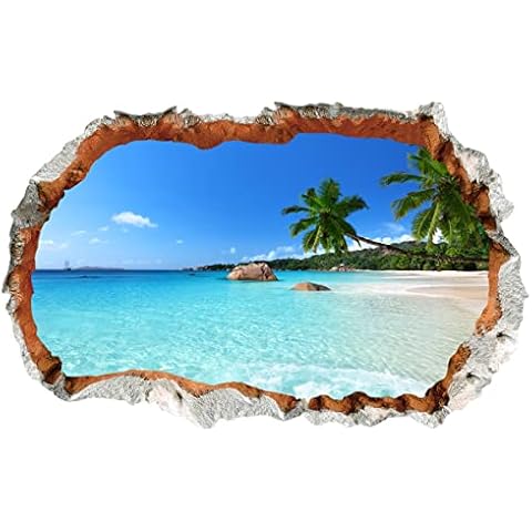 WandSticker4U® - Stickers muraux 3D ÎLE DE VACANCES Cover