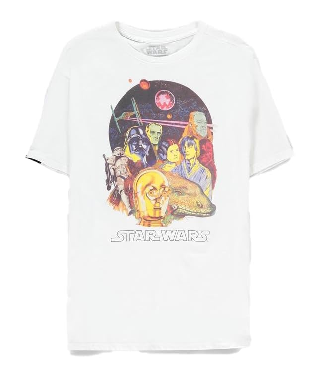 T-shirt Star Wars durable femme taille M pour éviter l'usure des motifs