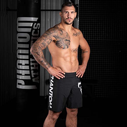 Foto von Phantom MMA Short Flex S | Fight, MMA, Boxen, Muay Thai | Box-Shorts Kurz Herren - Team, Schwarz
