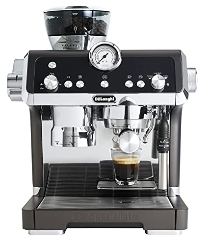 DELONGHI Pump Coffee Machine, 1450W, Integrated Coffee Grinder, Black – DLEC9335.BK, (132126031)