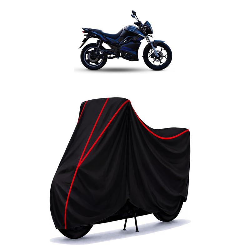 Image of Hop OXO X Water Resistant Bike Cover for All Motorcycles & Rain | Heavy Duty Taffeta Fabric | UV Protection, Dustproof, Scratchproof | All Weather Two Wheeler Body Cover with Elastic Bottom