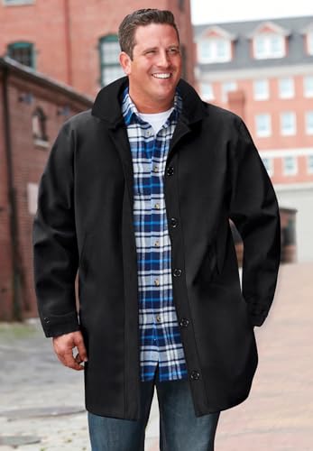 KingSize Men's Big & Tall Tall Wool Dress Coat4