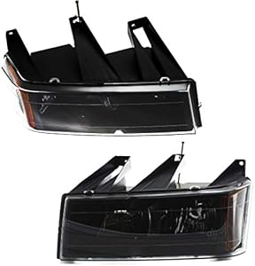 For Chevy Colorado/GMC Canyon Headlight Assembly 2004-2012 Pair Driver and Passenger Side DOT Certified GM2502234 | GM2503234