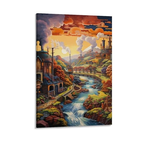 Tableau impression sur toile Paradis art moderne 40x60