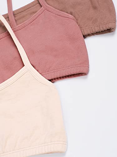 Image of Fruit of the Loom Girls' Cotton Spaghetti Strap Sport Bra | Spaghetti Strap Tween Bra, First Starter Bra for School Sports & Dance Pull-Over & Tagless Girls 8-10 10-12 12-14 14-16