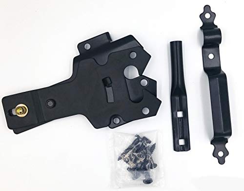 Automatic Lockable Post Mount Latch For Wood Gates And Doors Black #TOP2